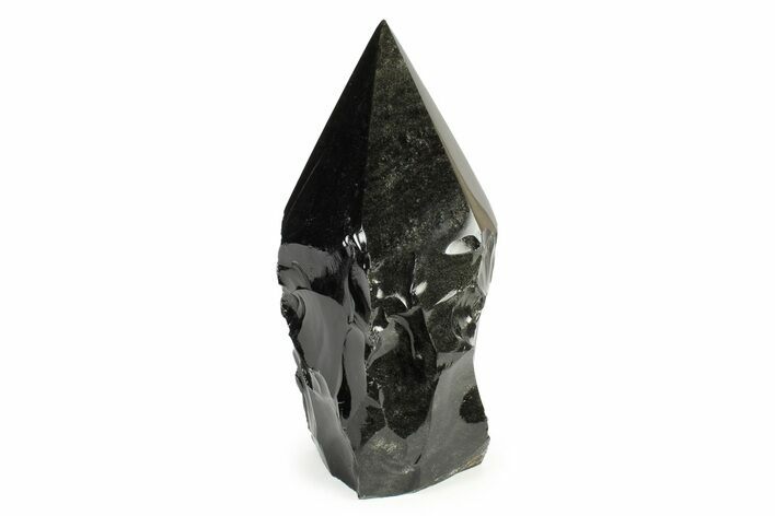 Free-Standing Polished Obsidian Point - Mexico #242442